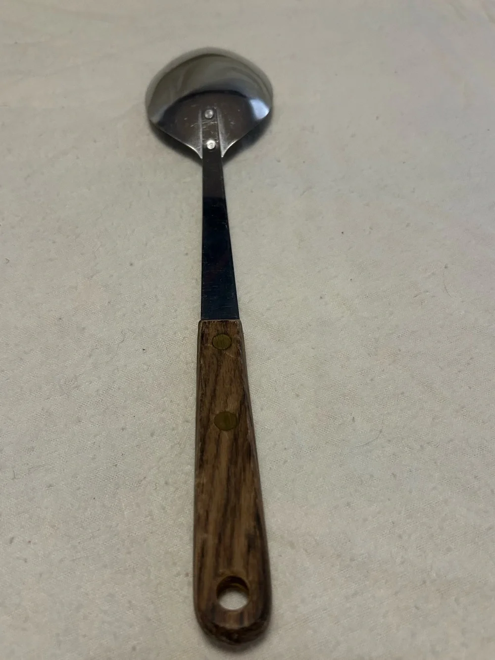 Robinson Vintage Serving Spoon with wood Handle 12